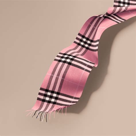 pink burberry cashmere scarf for spring|burberry scarf pink cashmere wool.